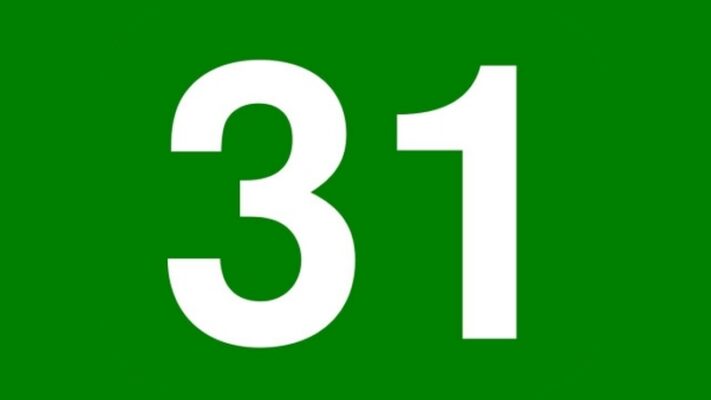 Số 31 Là số tương sinh, tượng trưng cho sức khỏe công việc, cuộc sống suôn sẻ